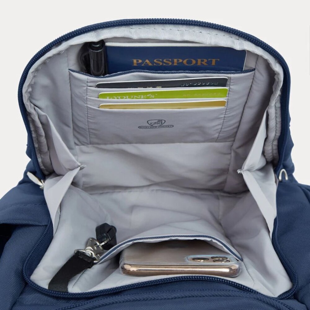 Travelon Midnight Anti-Theft Classic Backpack/NWT - Picture 5 of 16